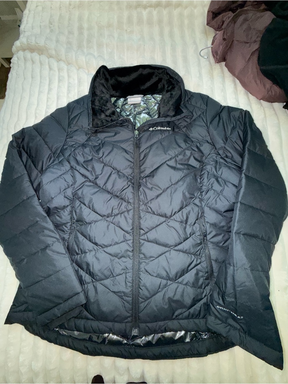 Columbia Black Quilted Insulated Jacket